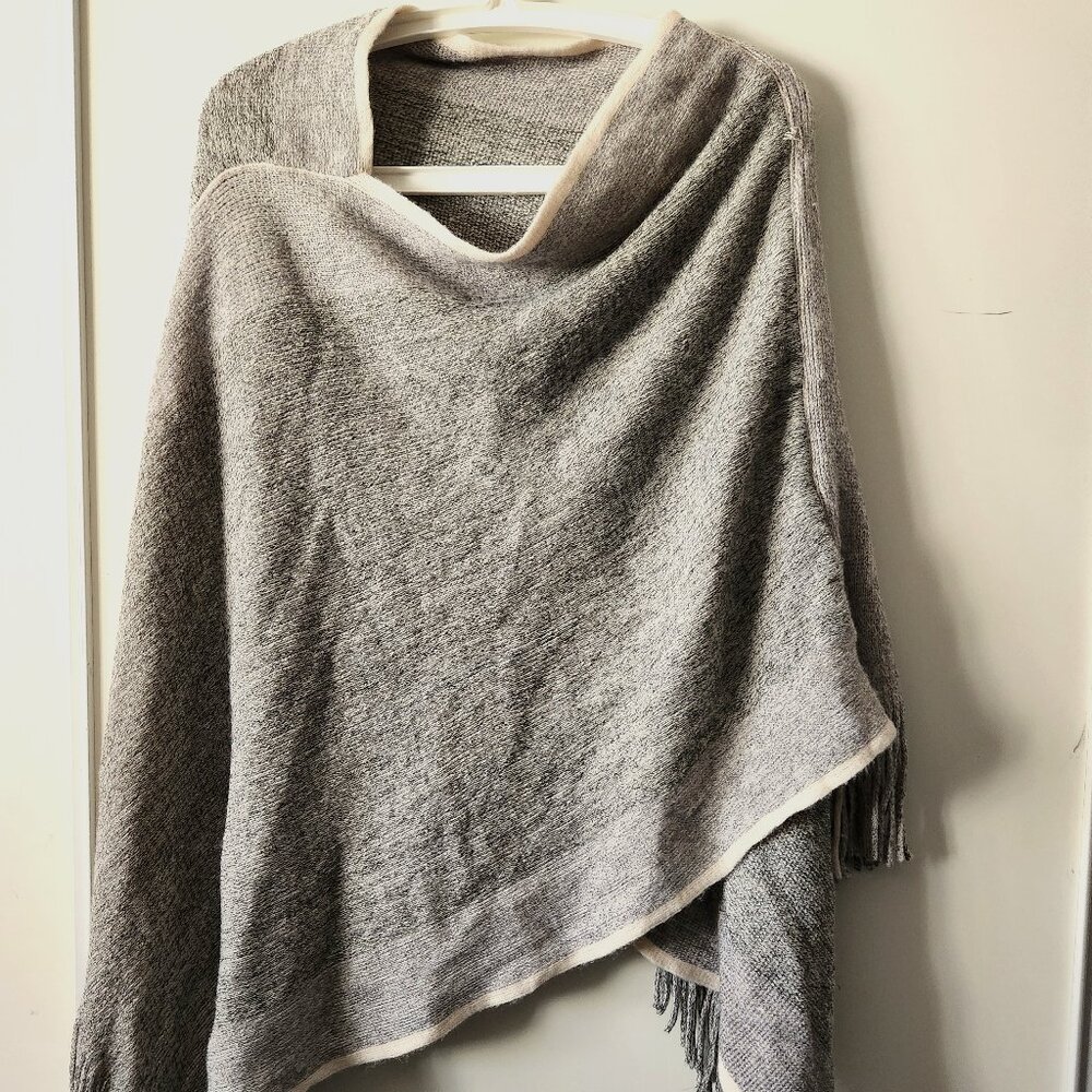 Sweater poncho - Grey